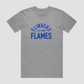 FLINDERS FLAMES WOMENS SOCCER CLUB  STAPLE TEES GREY