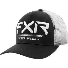 FXR Pro Fish Hat Black/Bone Gray