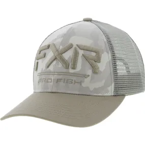 FXR Pro Fish Hat Bone Camo/Stone Gray