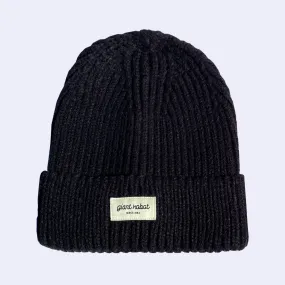 Giant Robot - Embroidered Logo Knit Beanie (Black)