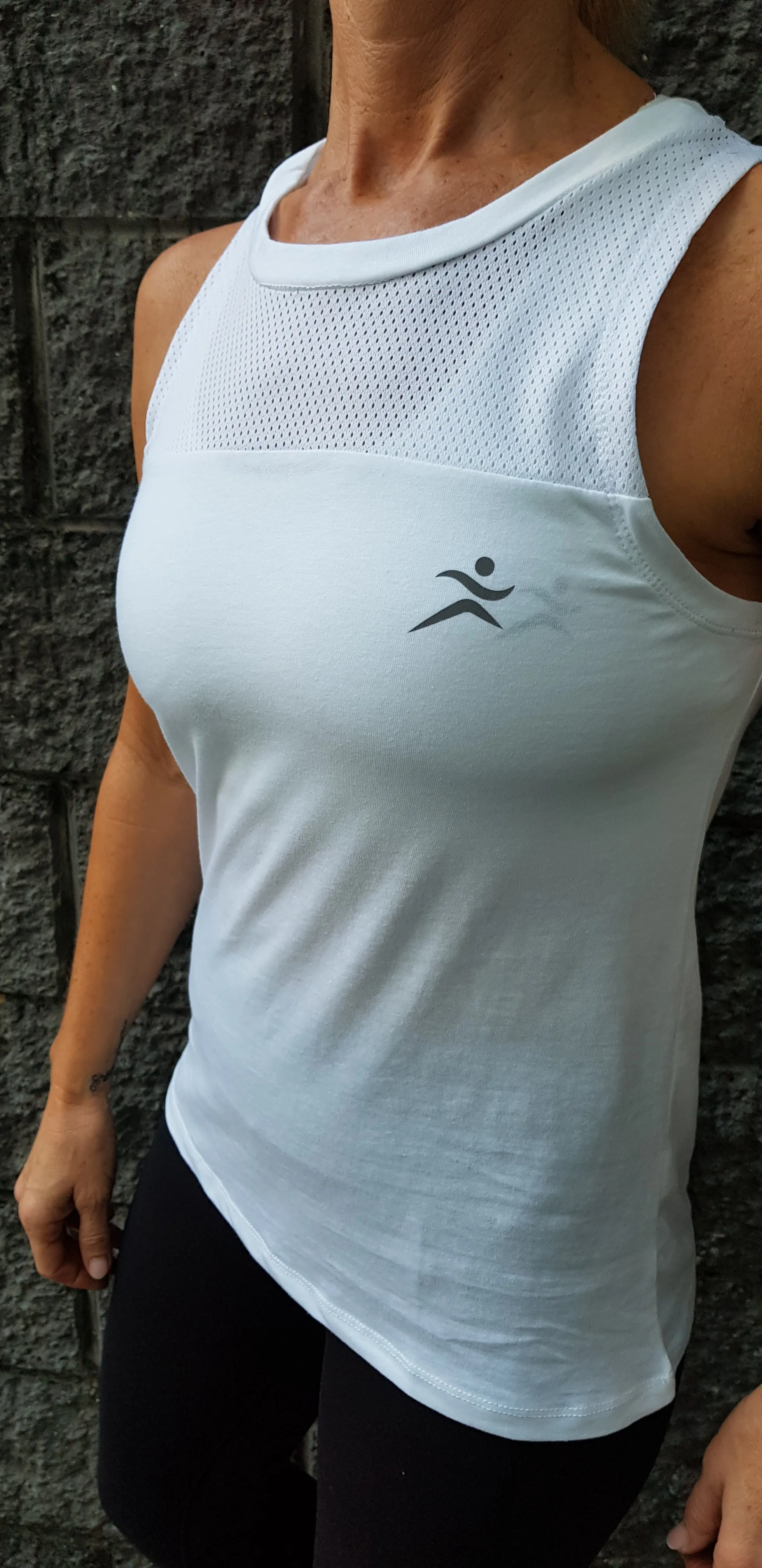 Gmaxx Mesh Tank - White