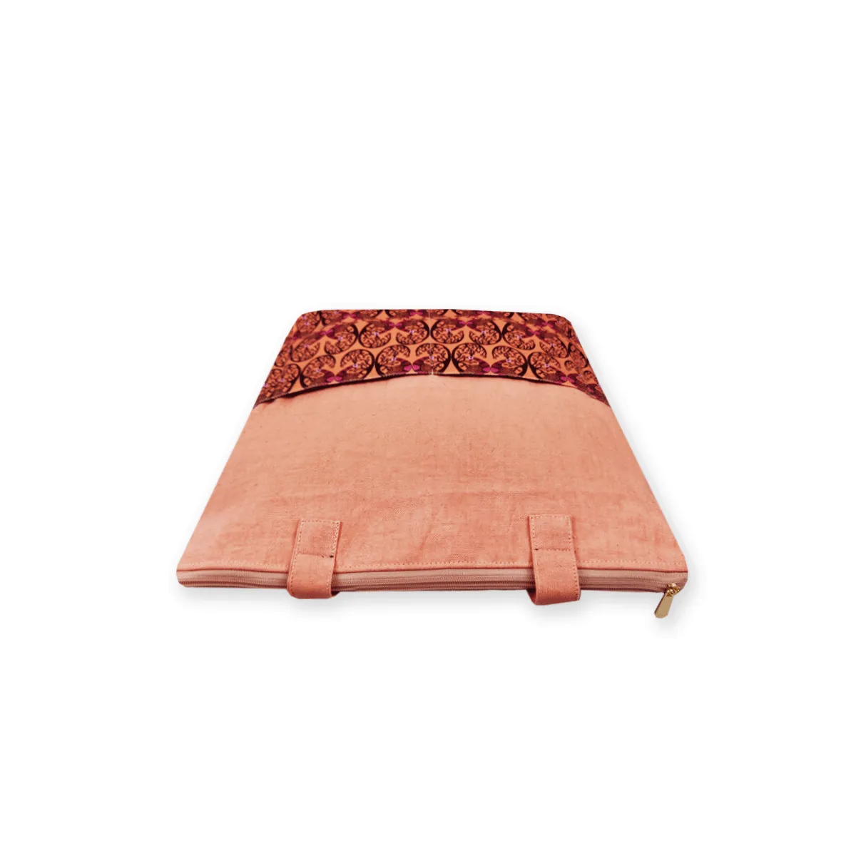 Gond Tote Bag- Peach Peacock