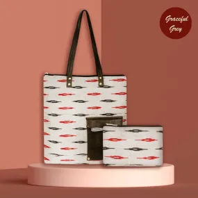 Graceful Grey Ikat Combo