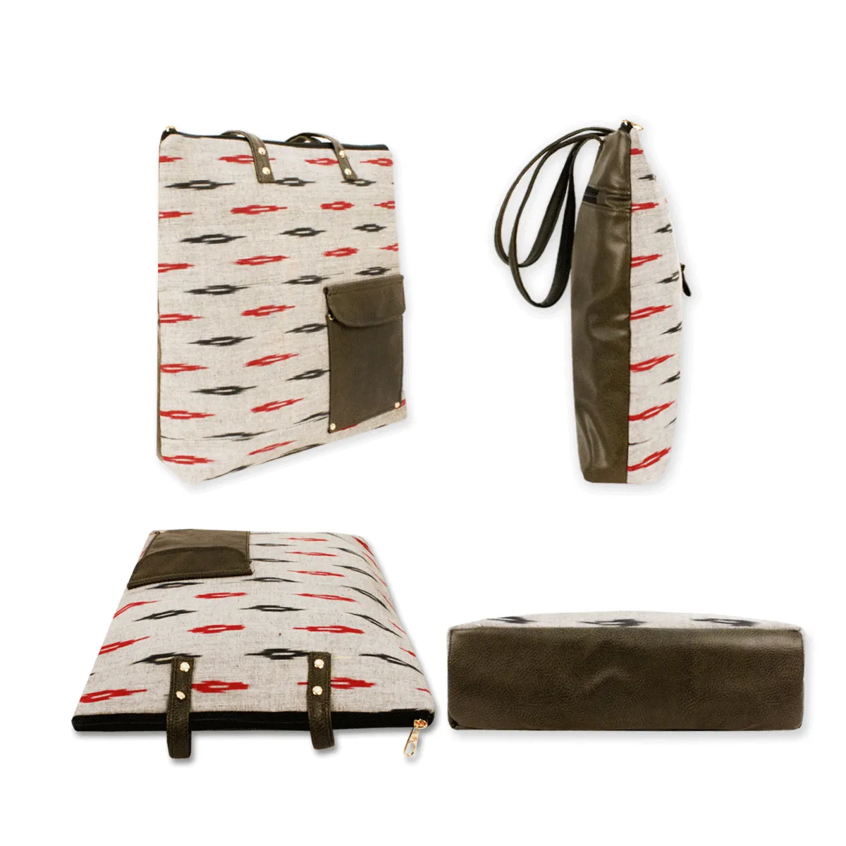 Graceful Grey Ikat Combo