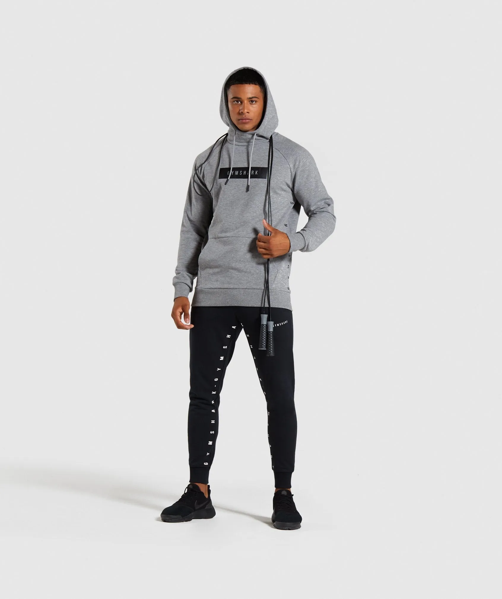 Gymshark Contrast Hoodie - Grey