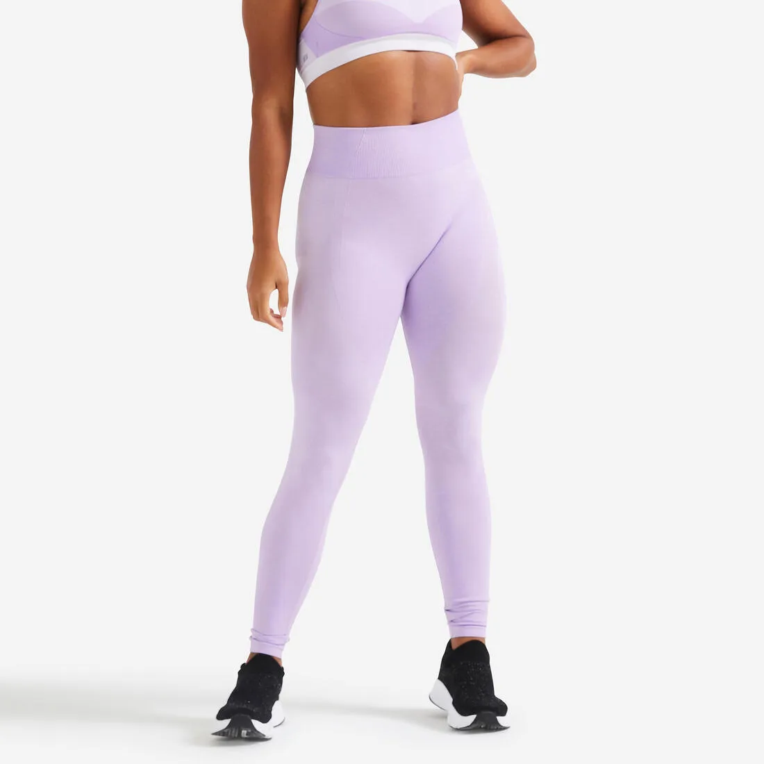 High-Waisted Body-Sculpting Fitness Leggings - Seamless