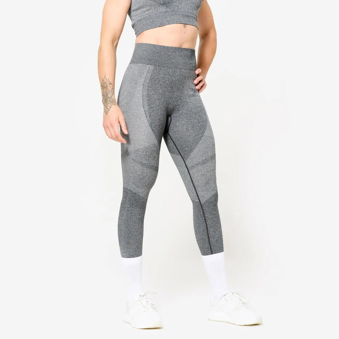 High-Waisted Body-Sculpting Fitness Leggings - Seamless