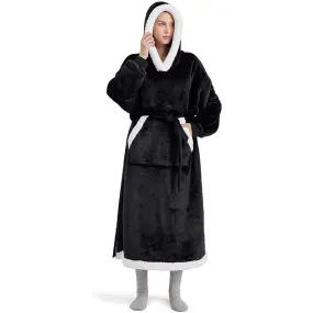 Hoodies Blankets Casual Solid Color Lazy Blanket Pajamas