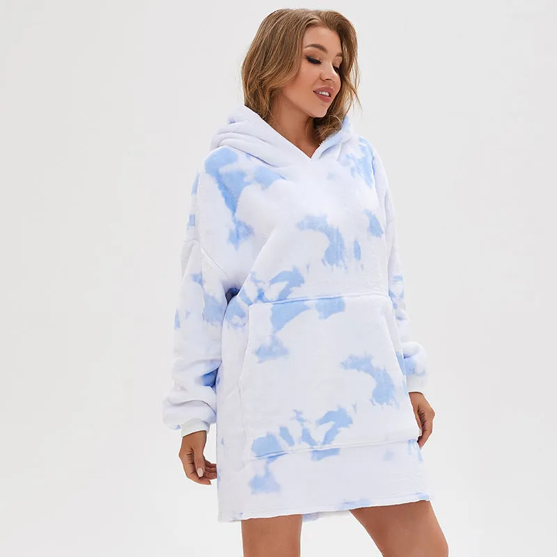 Hoodies Blankets Hoodie Pajamas Homewear Lazy Blanket