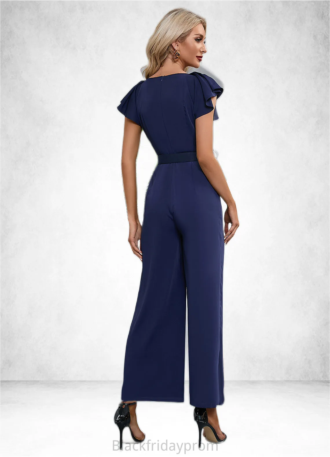 Jacqueline Scoop Elegant Jumpsuit/Pantsuit Polyester Maxi Dresses BF2P0022417