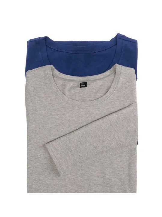 Key Item Long Sleeve Crew Neck Tee 2-Pack