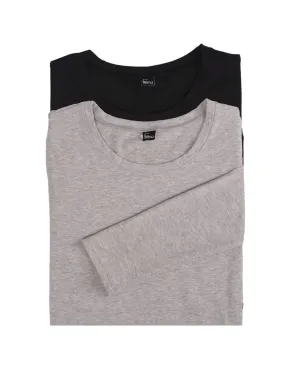 Key Item Long Sleeve Crew Neck Tee 2-Pack