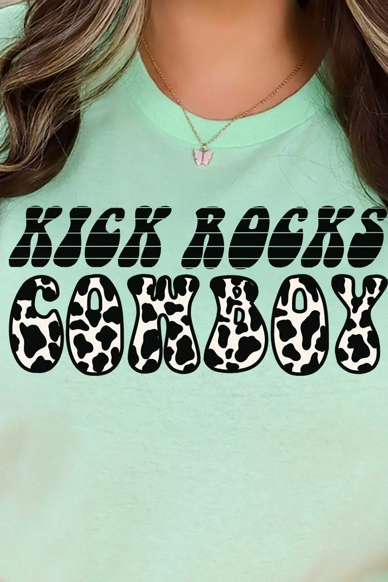 Kick Rocks Cowboy Short Sleeve Relaxed Fit T-Shirt