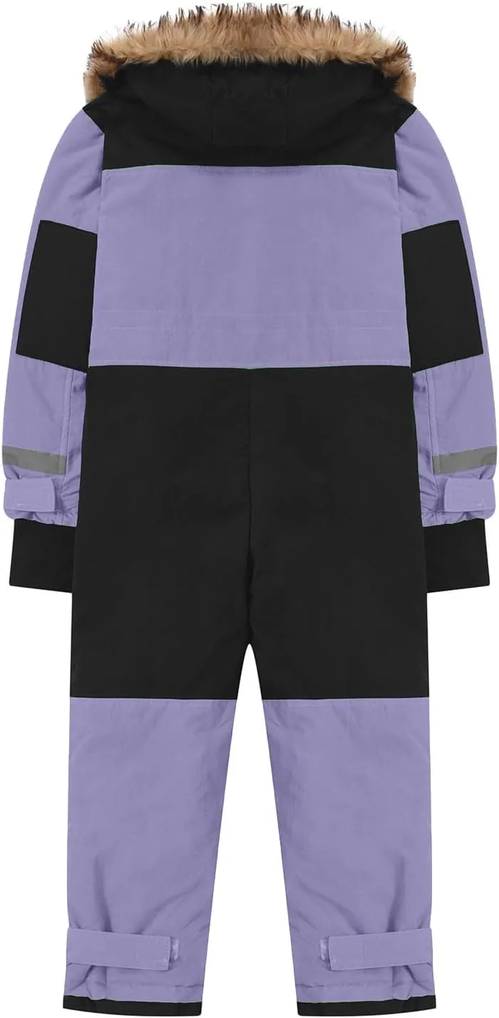Kids Girls Boys Snow Suits One Piece Snowsuits Winter Warm Outdoor Ski Suits Waterproof Windproof Snowboard Jumpsuits