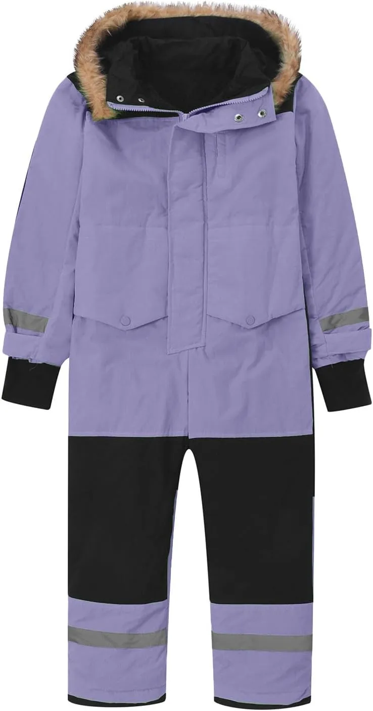 Kids Girls Boys Snow Suits One Piece Snowsuits Winter Warm Outdoor Ski Suits Waterproof Windproof Snowboard Jumpsuits
