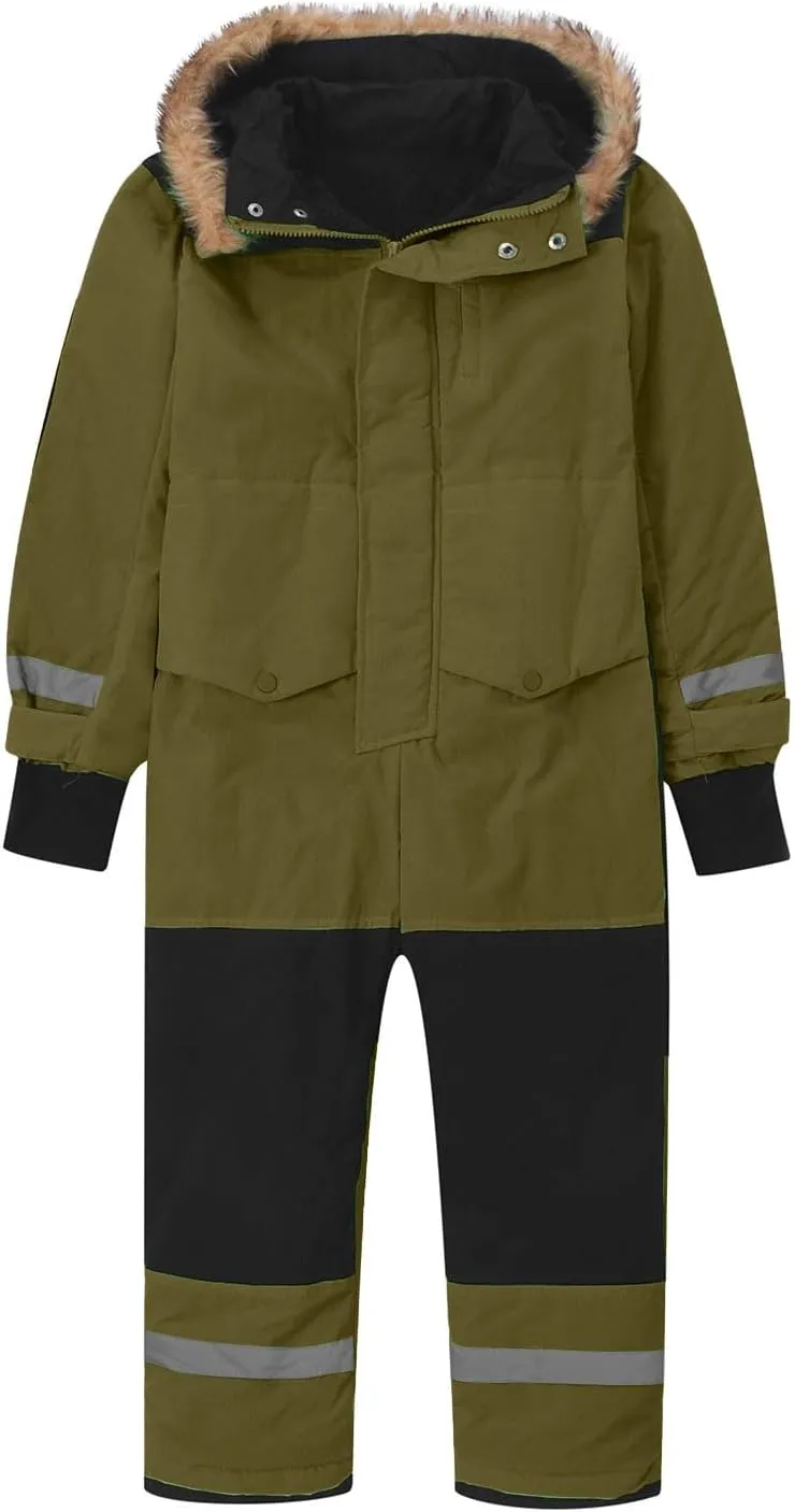 Kids Girls Boys Snow Suits One Piece Snowsuits Winter Warm Outdoor Ski Suits Waterproof Windproof Snowboard Jumpsuits