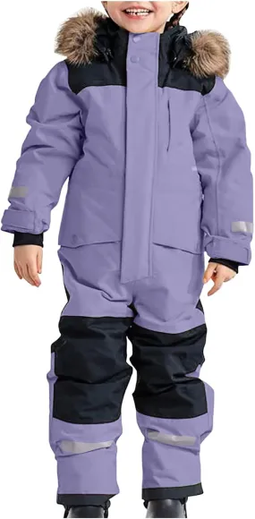 Kids Girls Boys Snow Suits One Piece Snowsuits Winter Warm Outdoor Ski Suits Waterproof Windproof Snowboard Jumpsuits