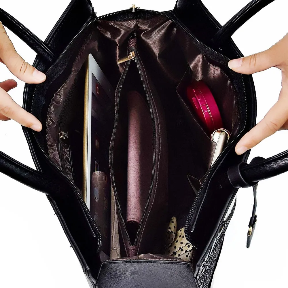 Leather Shoulder Handbag