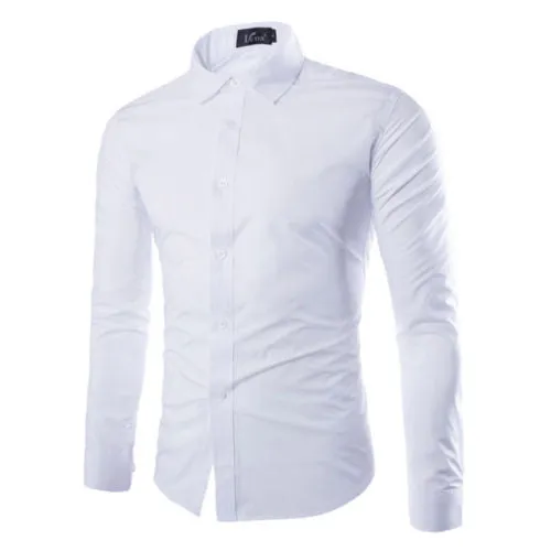 Long Sleeve Slim Fit Dress Shirts
