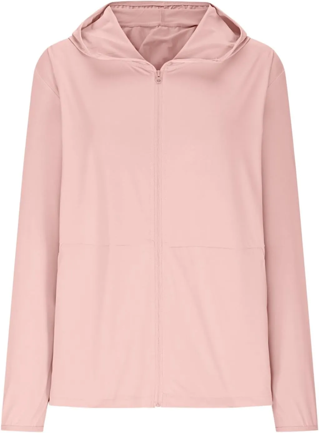 Long Sleeve Sun Protection Shirts for Women Zip Up Lightweight UPF 50  Hoodie Summer UV Protect Athletic Jacket
