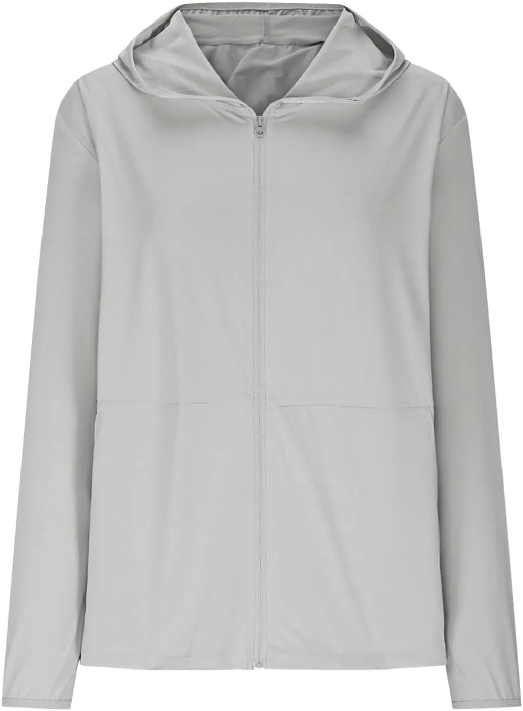 Long Sleeve Sun Protection Shirts for Women Zip Up Lightweight UPF 50  Hoodie Summer UV Protect Athletic Jacket