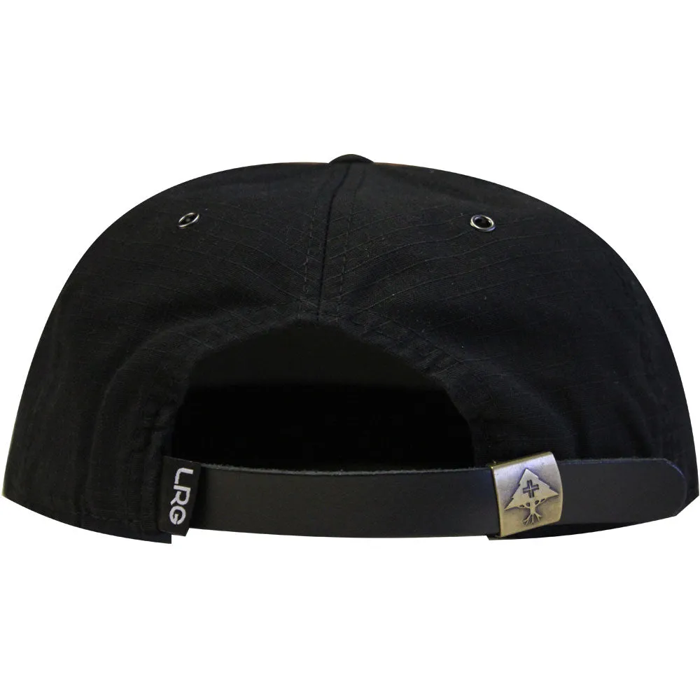 Lrg Branded Strapback Baseball Cap Black