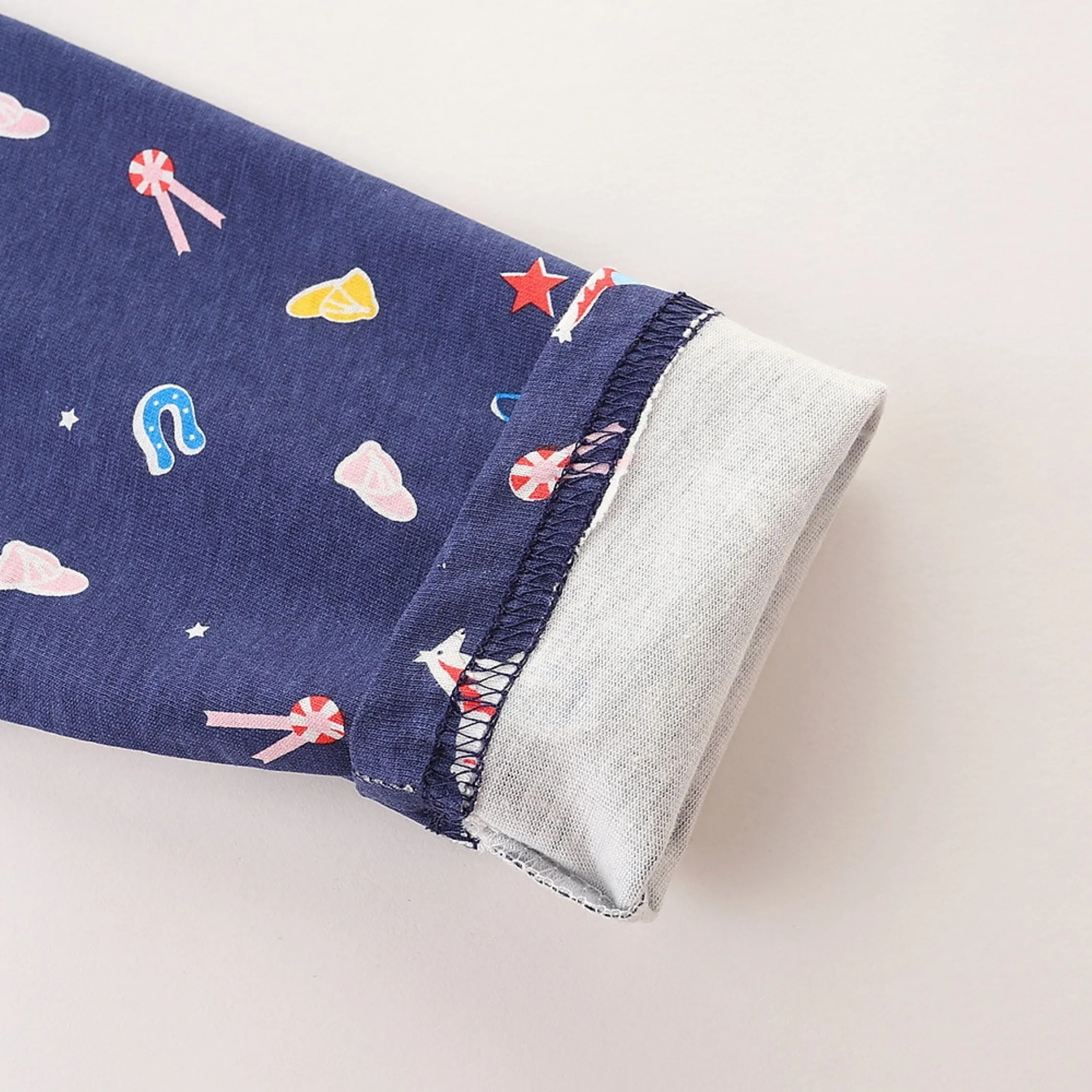 Magical Steed Print Dress        (Blue)
