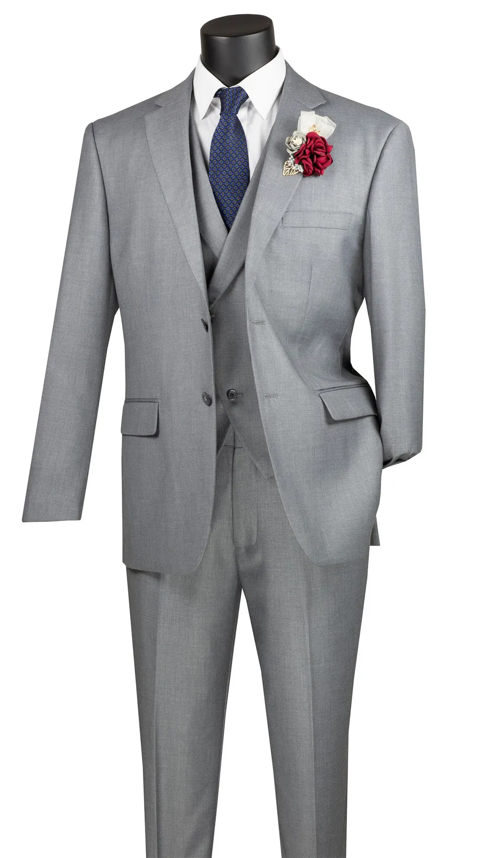 Men Suit MV2TR-Light Grey