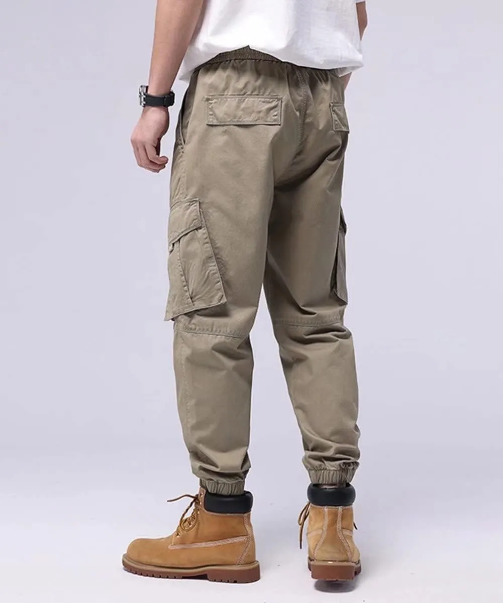 Mens Cargo Pants with Multi Pockets Hiking Outdoor Lightweight Comfortable Pants for Work Tactical