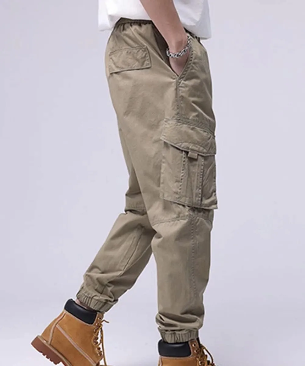 Mens Cargo Pants with Multi Pockets Hiking Outdoor Lightweight Comfortable Pants for Work Tactical