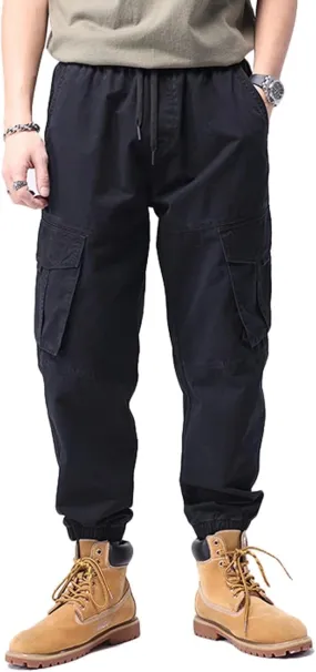 Mens Cargo Pants with Multi Pockets Hiking Outdoor Lightweight Comfortable Pants for Work Tactical