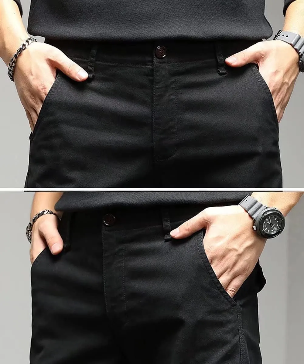 Men's Cargo Trousers,Cargo Pants Joggers with Multi Pockets, Comfortable Combat Trousers for Men