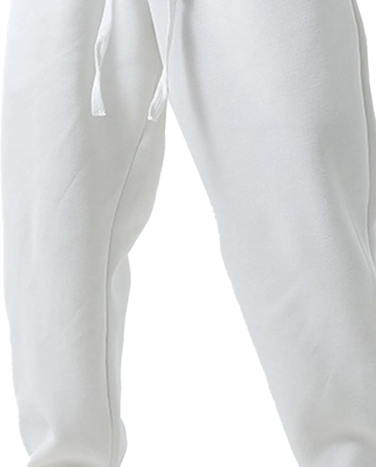Men's Loose-Fit Gym Sweatpants Workout Jogger Open Bottom Pants Comfortable Breath Sports Trousers