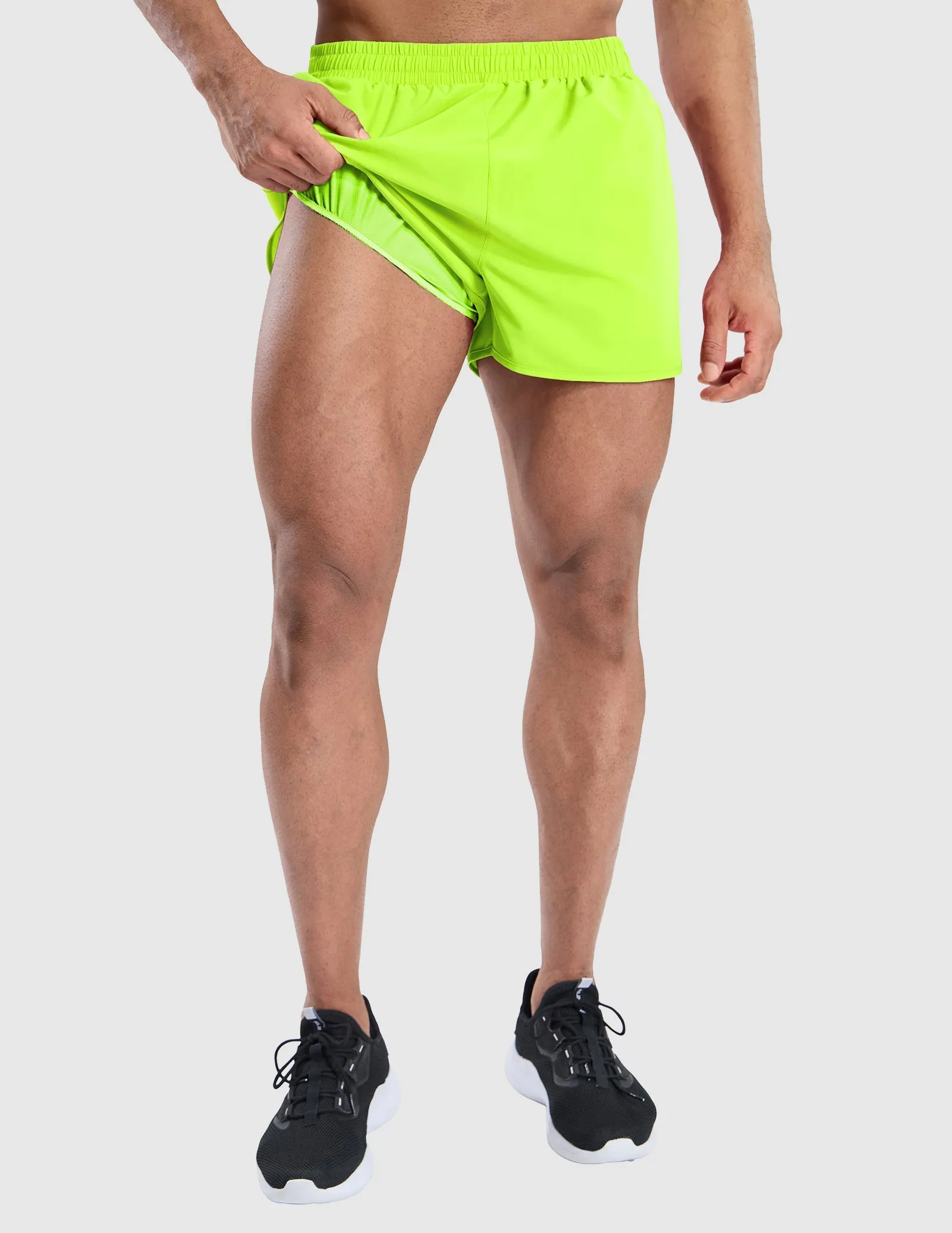 Men's PaceLite Split Shorts W/Brief 3"