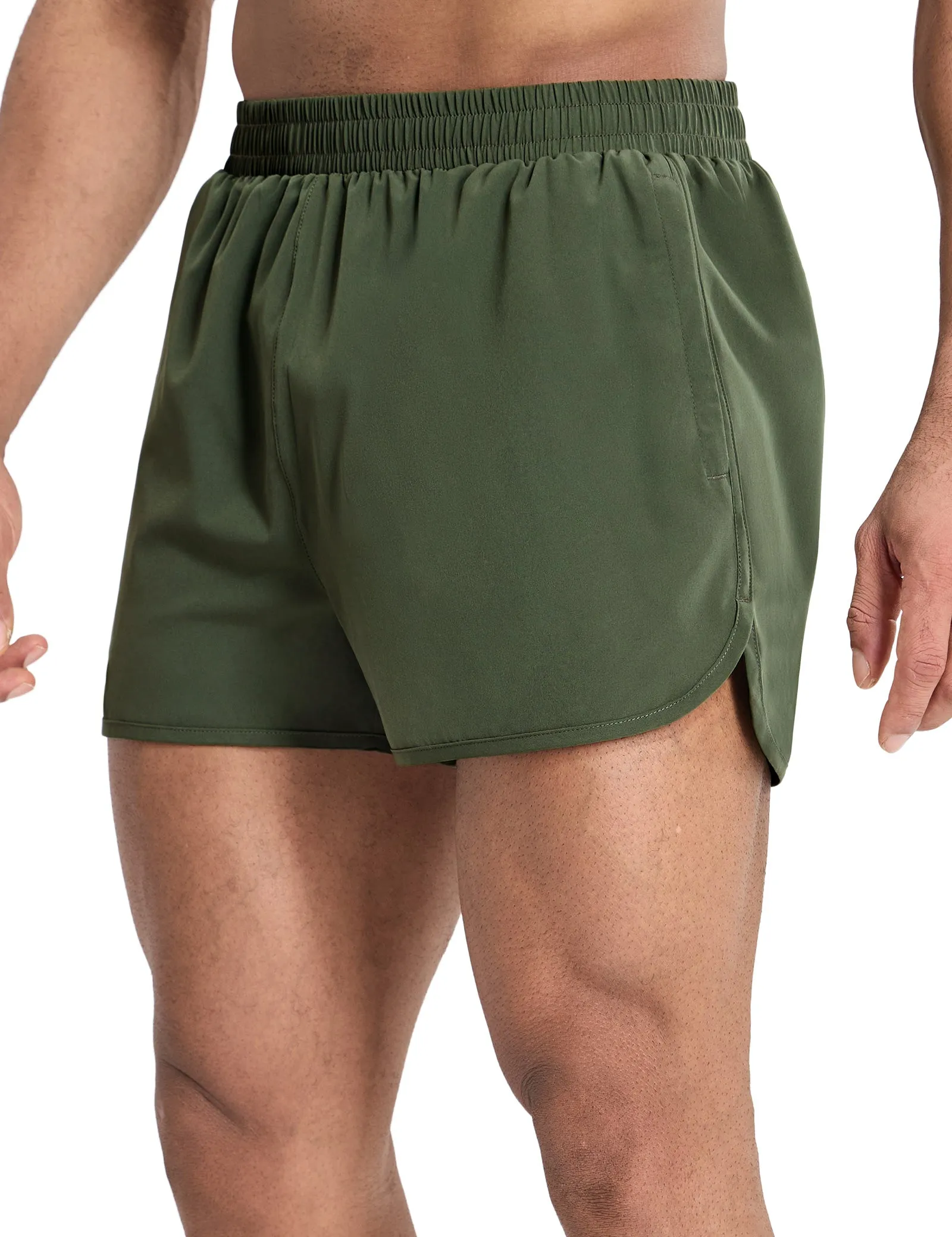 Men's PaceLite Split Shorts W/Brief 3"