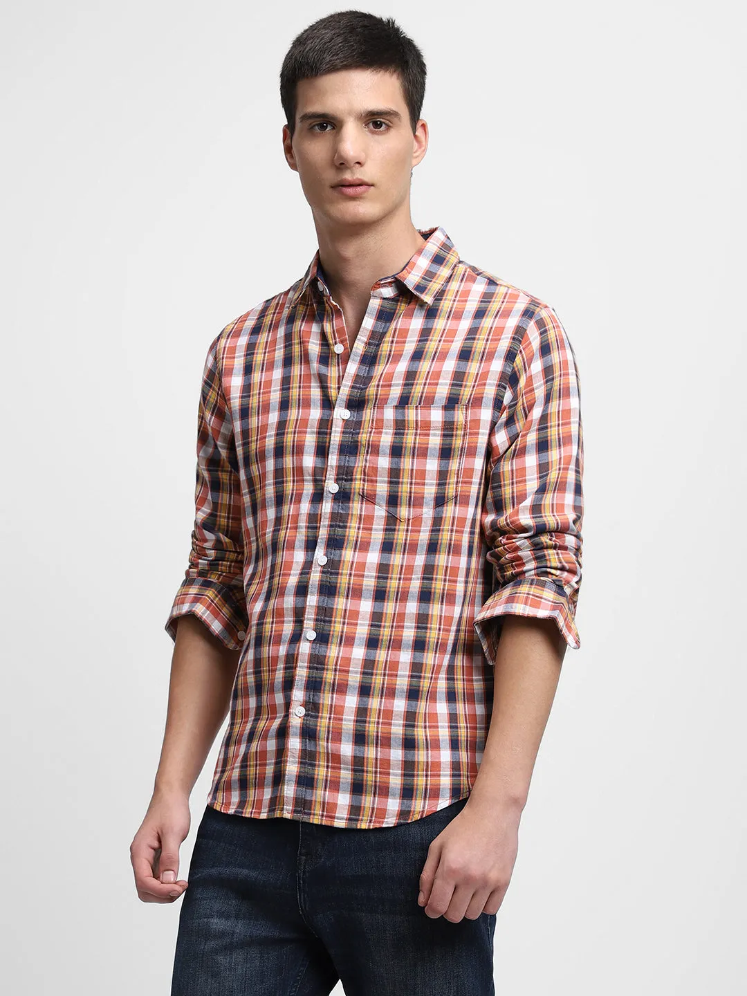 Men's Red Casual Shirts