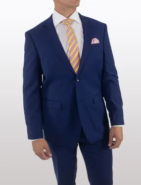 Men's Royal Blue Wool Suit