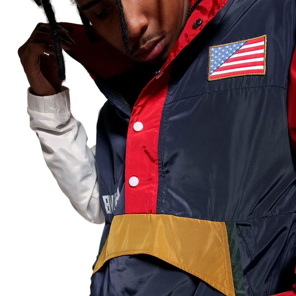 Misunderstood USA Windbreaker Pullover Track Jacket