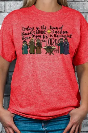 Nativity Doodle Short Sleeve Relaxed Fit T-Shirt