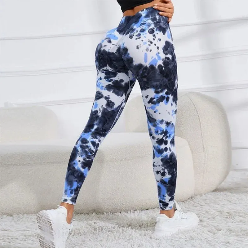 New 3D Ink Printing Seamless Leggings Women Gym Yoga Pants