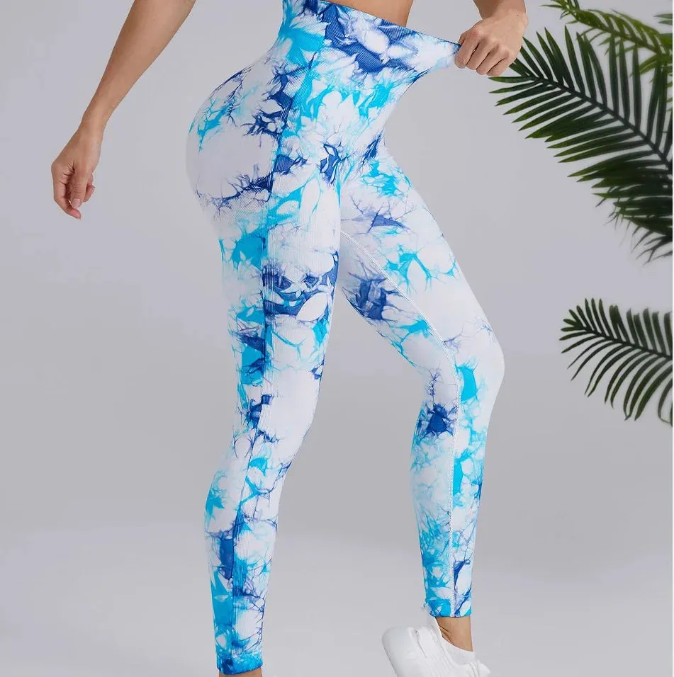 New 3D Ink Printing Seamless Leggings Women Gym Yoga Pants