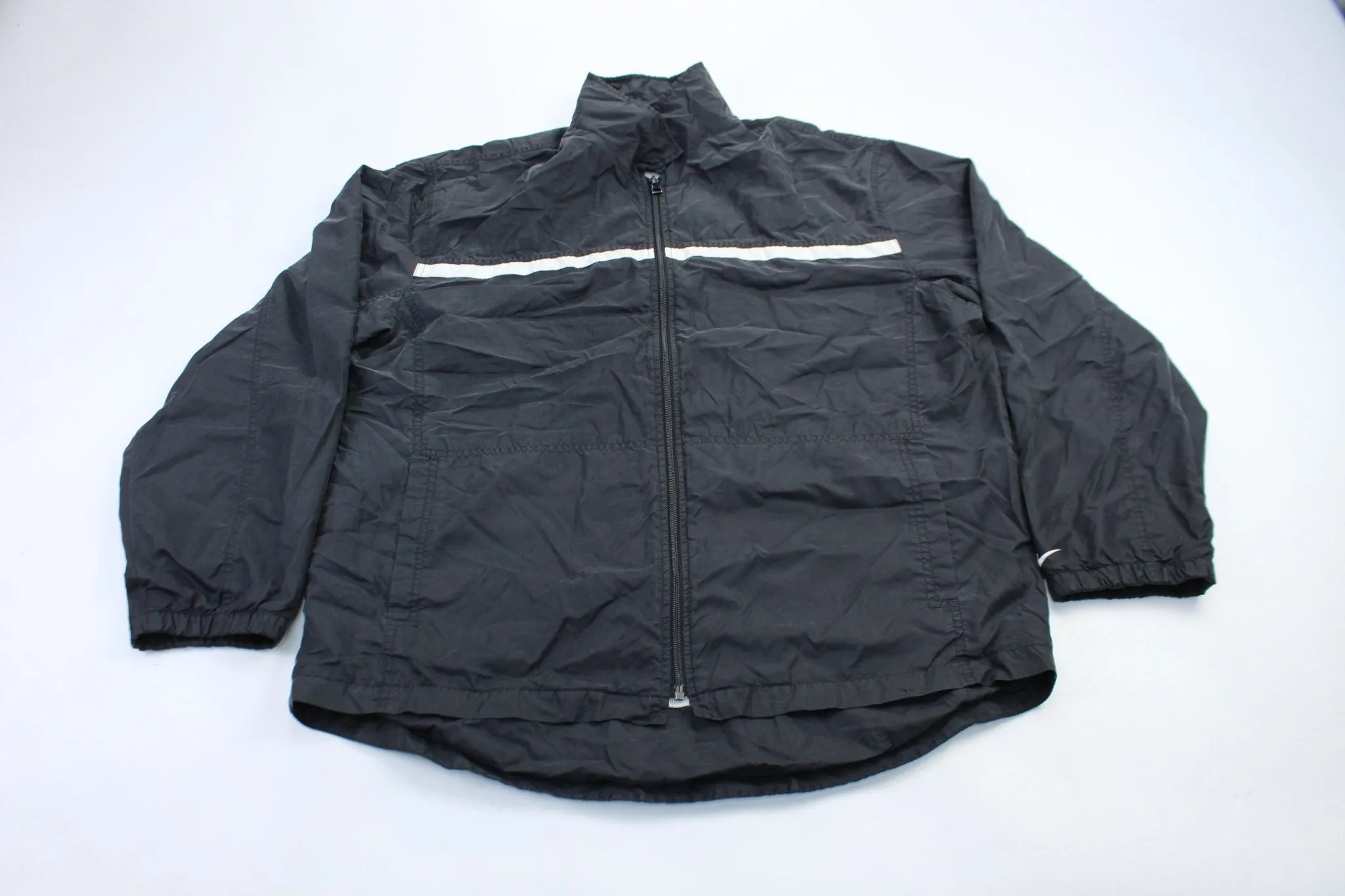 Nike Embroidered Logo Black & White Jacket