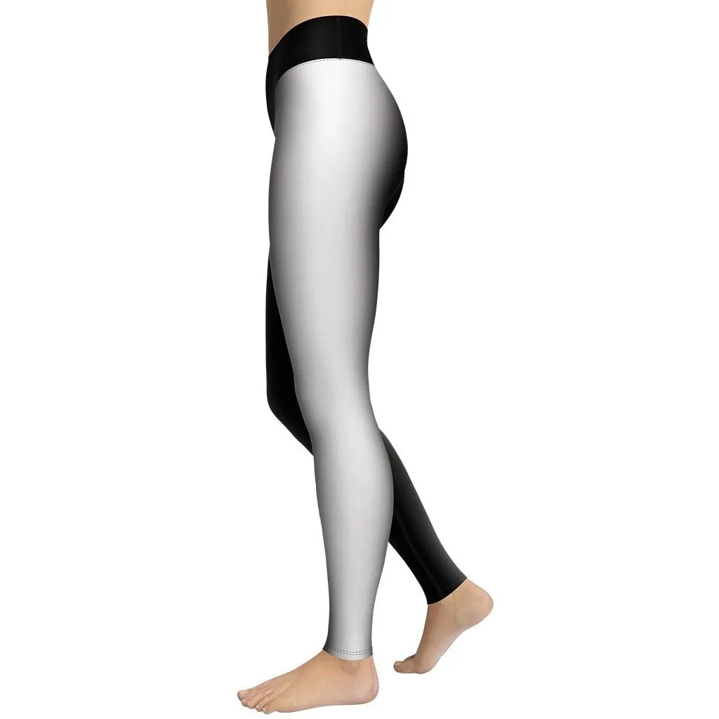 Ombre Optical Illusion Yoga Leggings