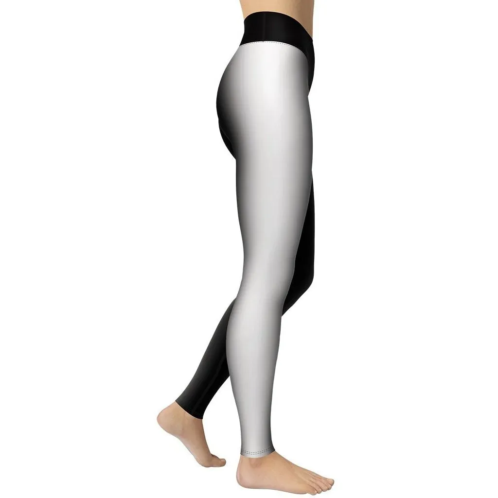 Ombre Optical Illusion Yoga Leggings