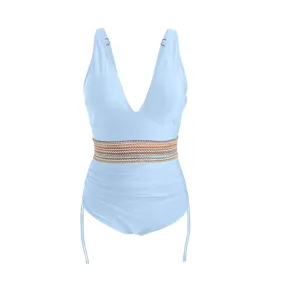 One Piece Bathing Suits Women Swimsuit Tummy Control Swimwear V Neck Slimming Swim Suit Push Up Bathing Suits
