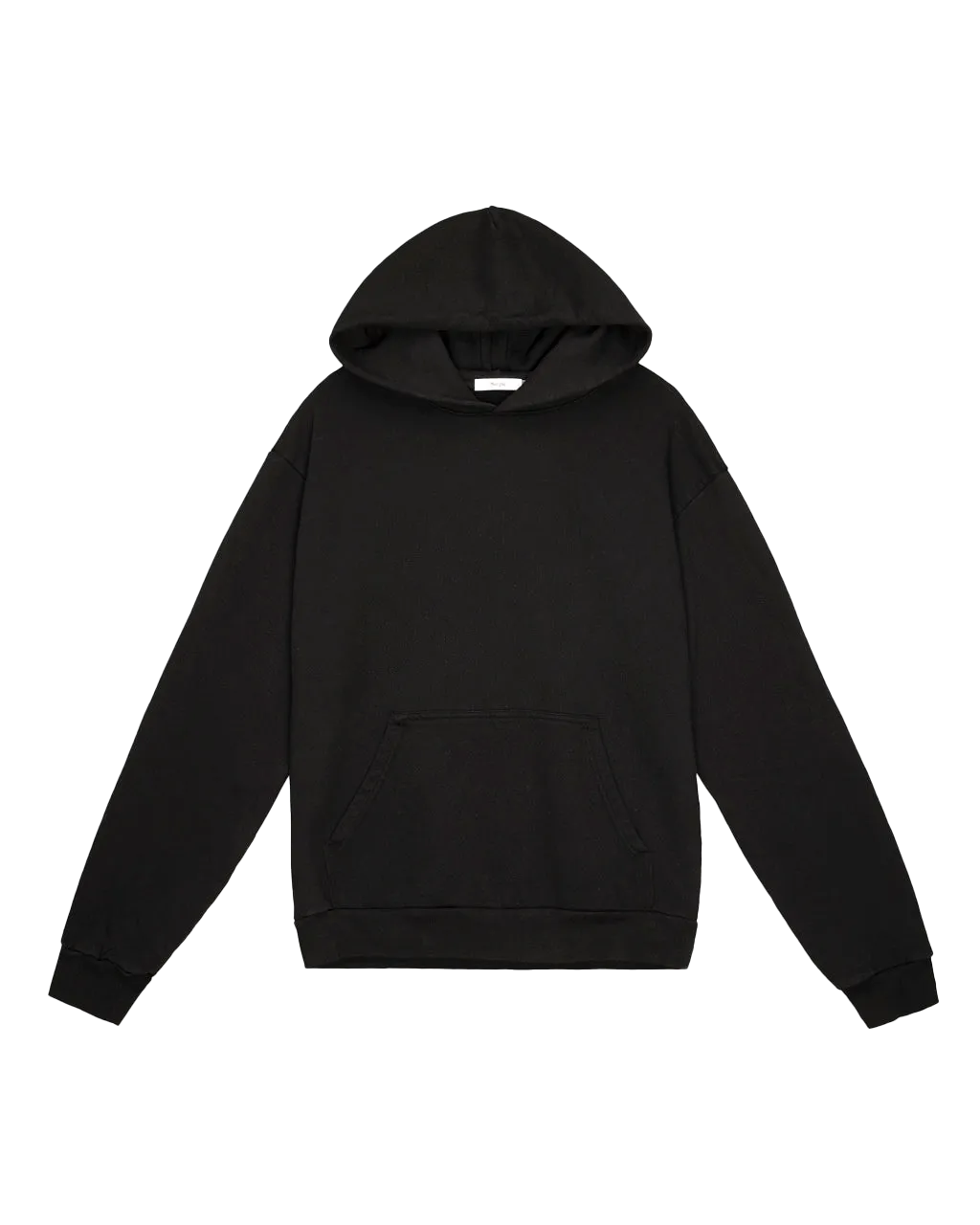 Oval Midweight Hoodie in Black