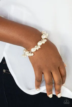 Paparazzi Bracelet ~ Imperfectly Perfect - White