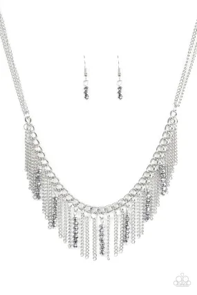 Paparazzi Necklace ~ Metro Jungle - Silver