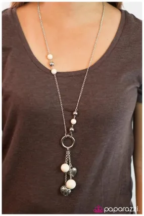 Paparazzi Necklace ~ Part Of The Movement - White