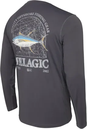 PELAGIC Apparel Men's Vaportek Mapped YFT Fishing Shirt